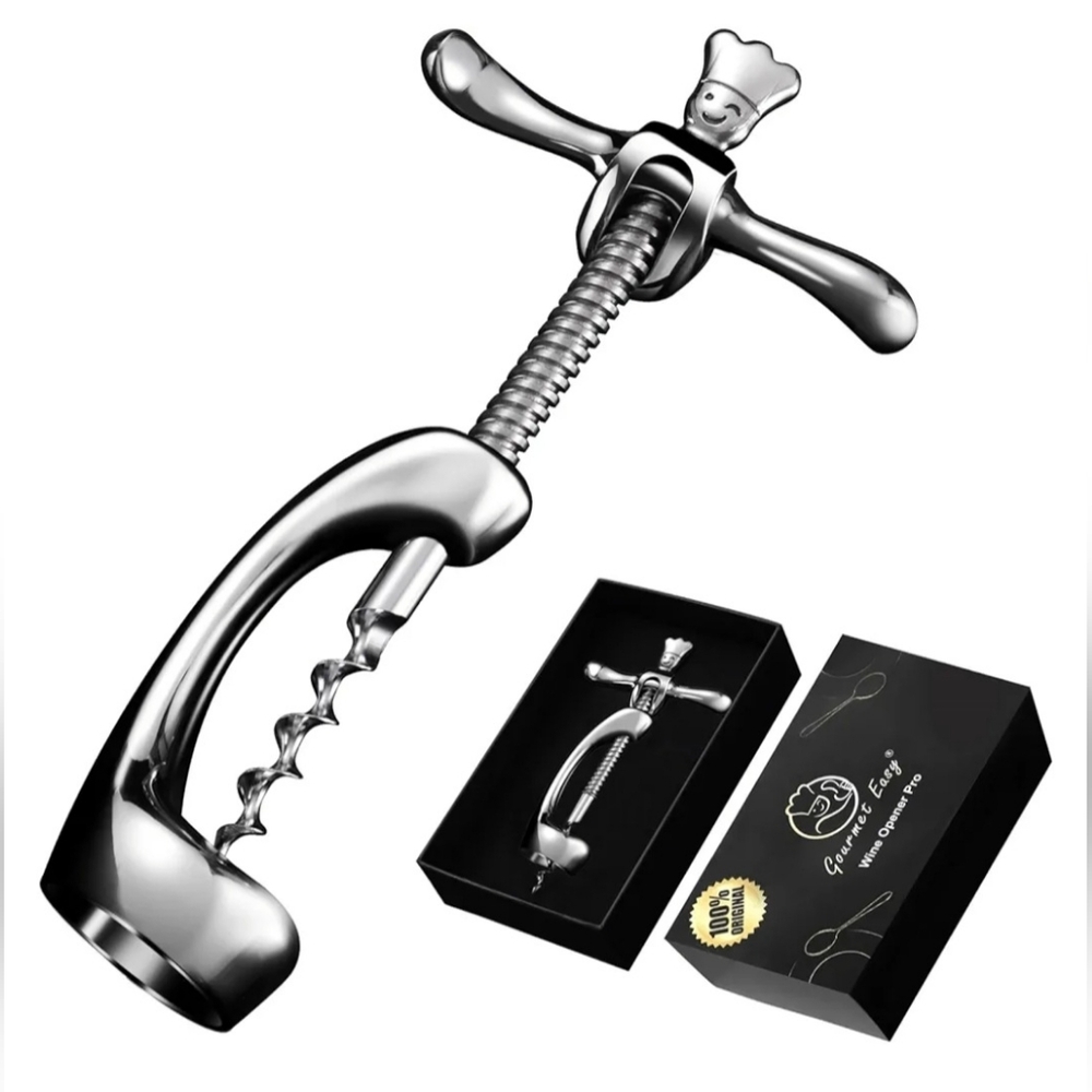 Stainless Steel Corkscrew Wine Opener